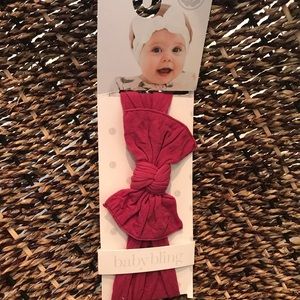 Baby Bling Raspberry Bow